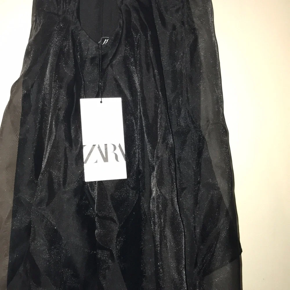 Zara Black Organza Dress - Picture 8 of 8